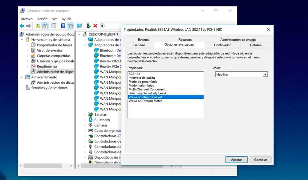 como configurar wake on magic packet en windows 10 para optimizar su uso