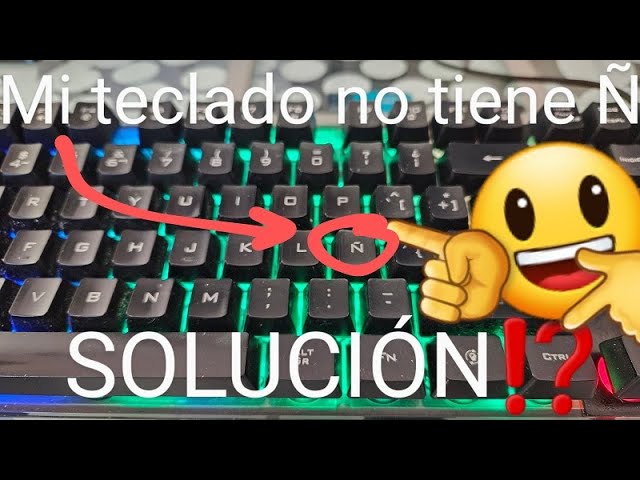 como poner la n en teclado americano de forma sencilla y rapida
