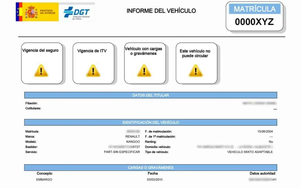 como saber datos por matricula de coche de forma gratuita
