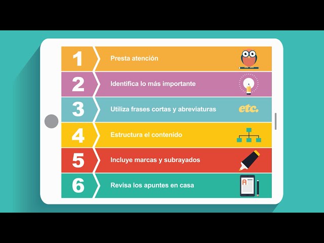 como tomar apuntes de manera efectiva para mejorar tu aprendizaje
