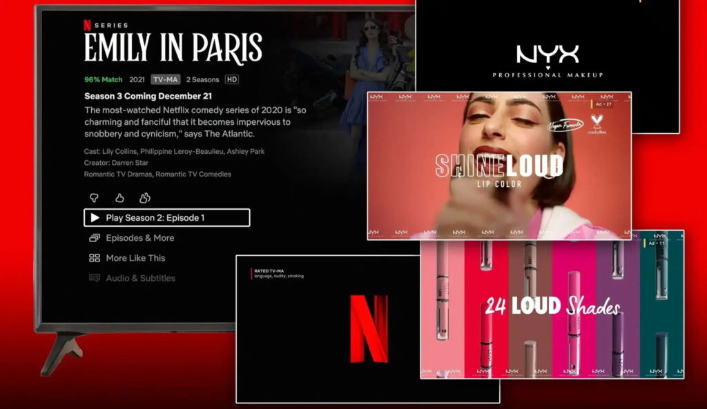 cuantos anuncios hay en netflix