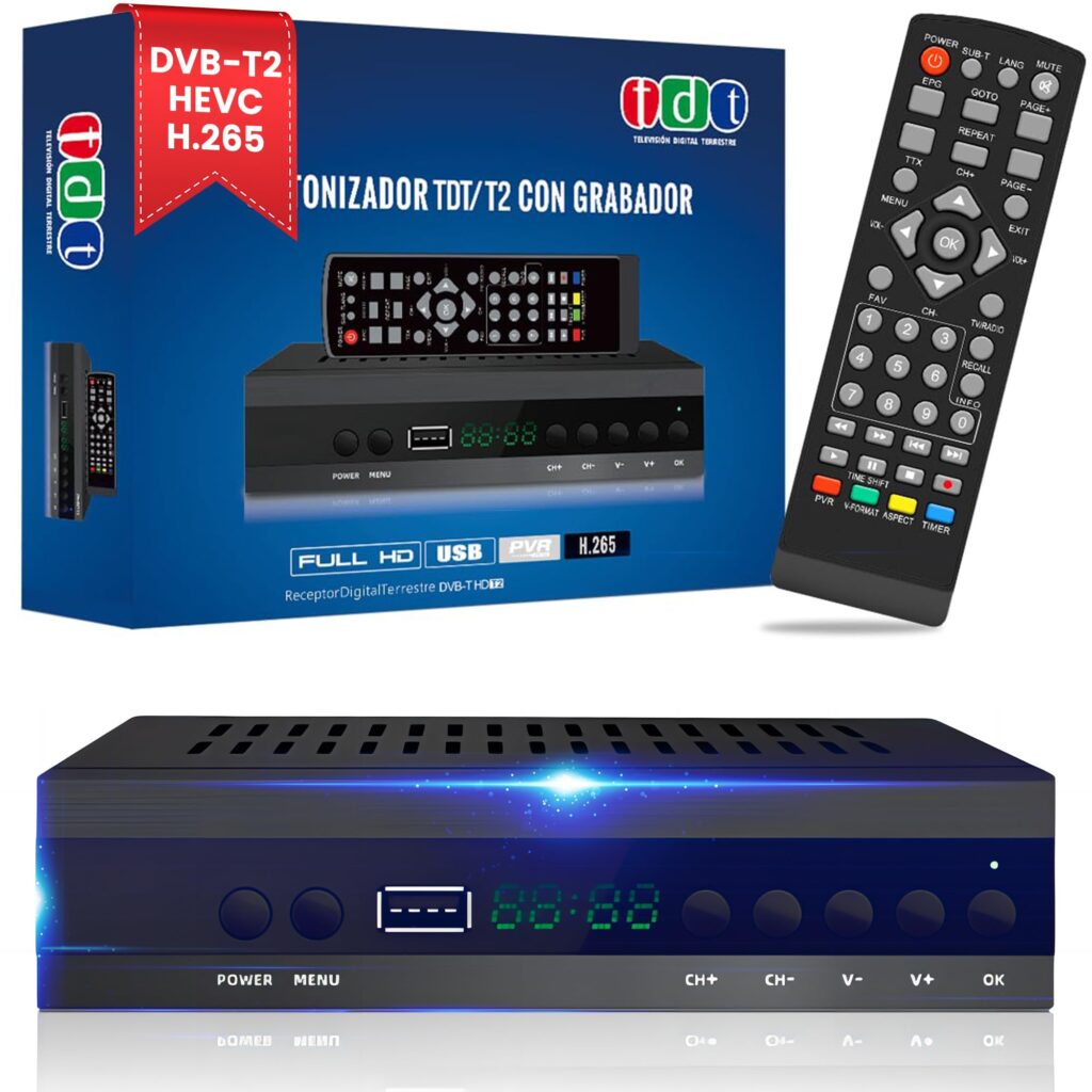 decodificador o sintonizador tdt hd para una mejor experiencia televisiva