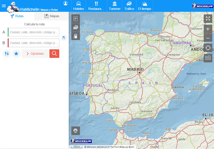 descubre las funcionalidades de la plataforma viamichelin para viajeros