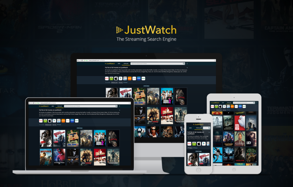 just watch es la mejor herramienta para encontrar contenido streaming