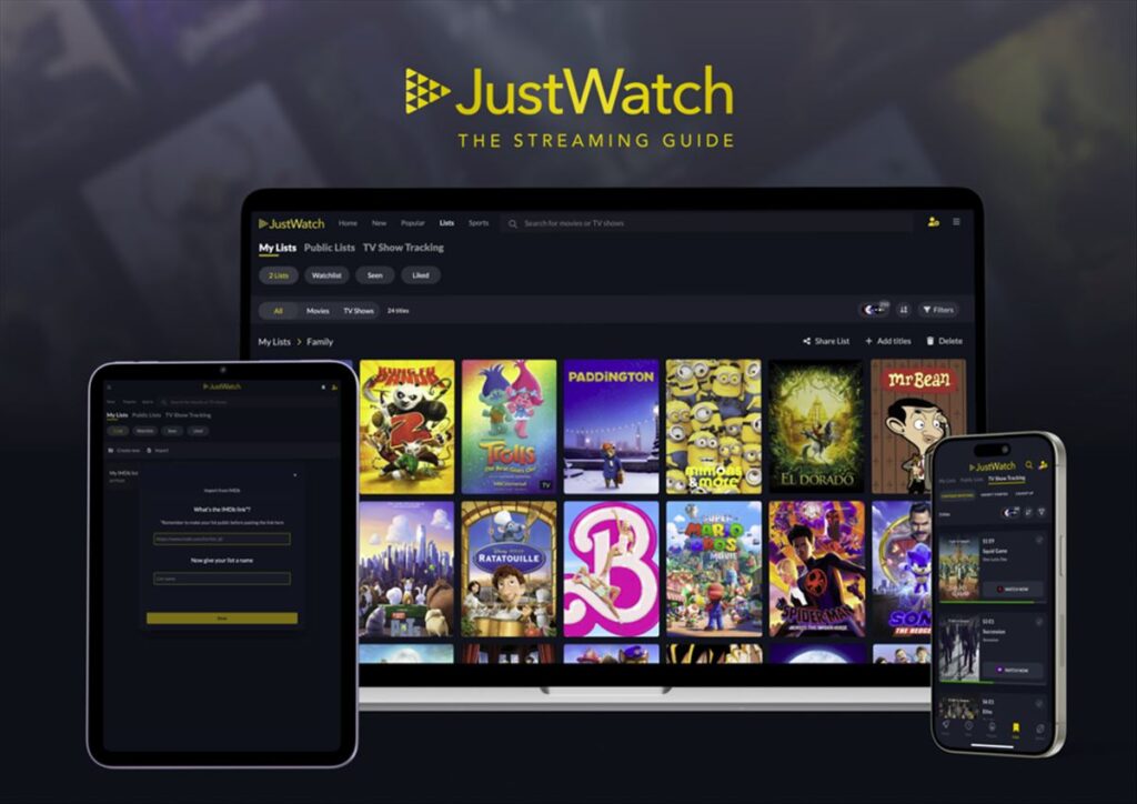 justwatch la plataforma que facilita la busqueda de series y peliculas
