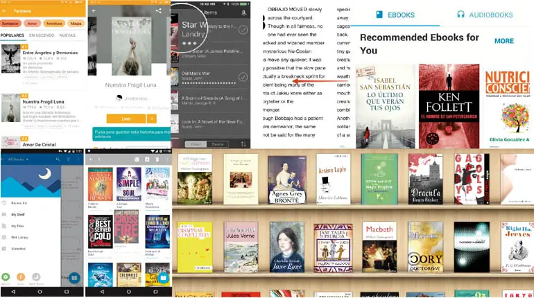 las mejores aplicaciones para leer libros en dispositivos moviles