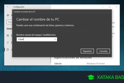 cambiar el nombre a tu computadora windows 10 facilmente