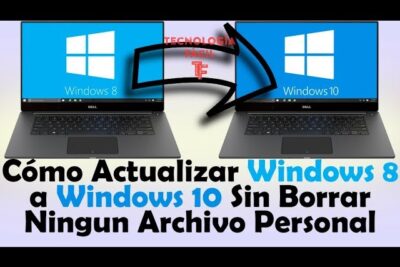 como actualizar mi laptop a windows 8 sin costo alguno