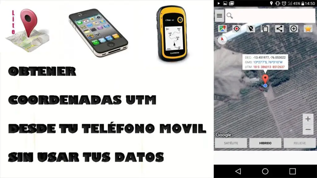 como capturar coordenadas gps usando un telefono movil