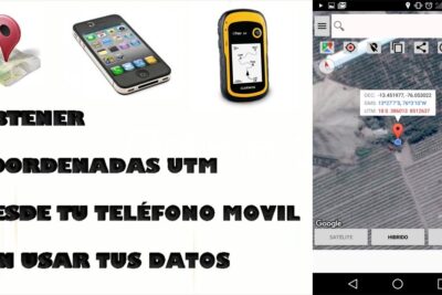 como capturar coordenadas gps usando un telefono movil