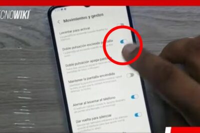 como prender el celular con 2 toques facilmente