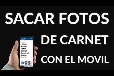 como sacar una foto 4 x 4 con el celular facilmente
