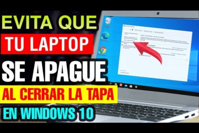 evita que tu laptop se apague al cerrar la tapa en windows 10
