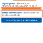 No obstante su devolución está siendo comprobada en procesos legales